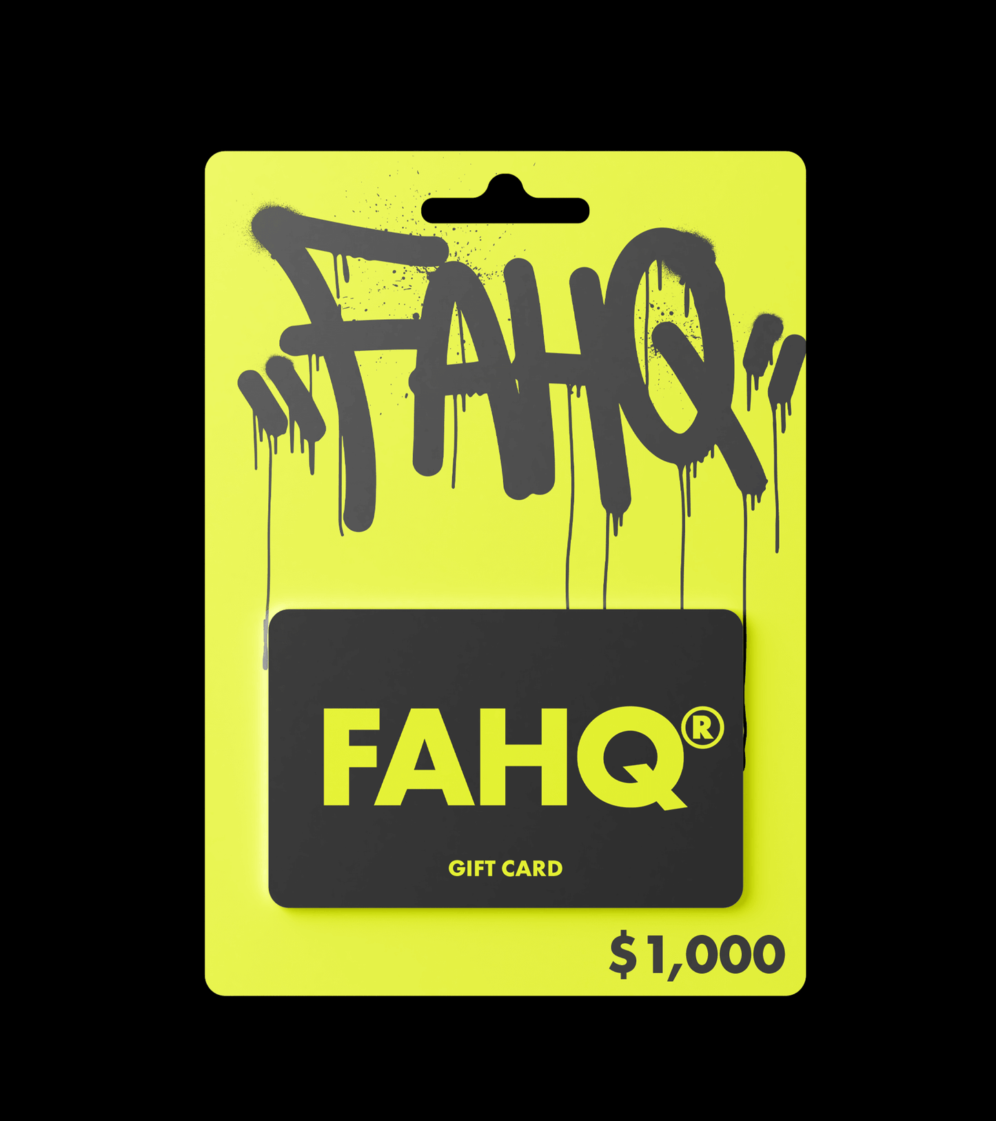 1000 FAHQ Gift Card