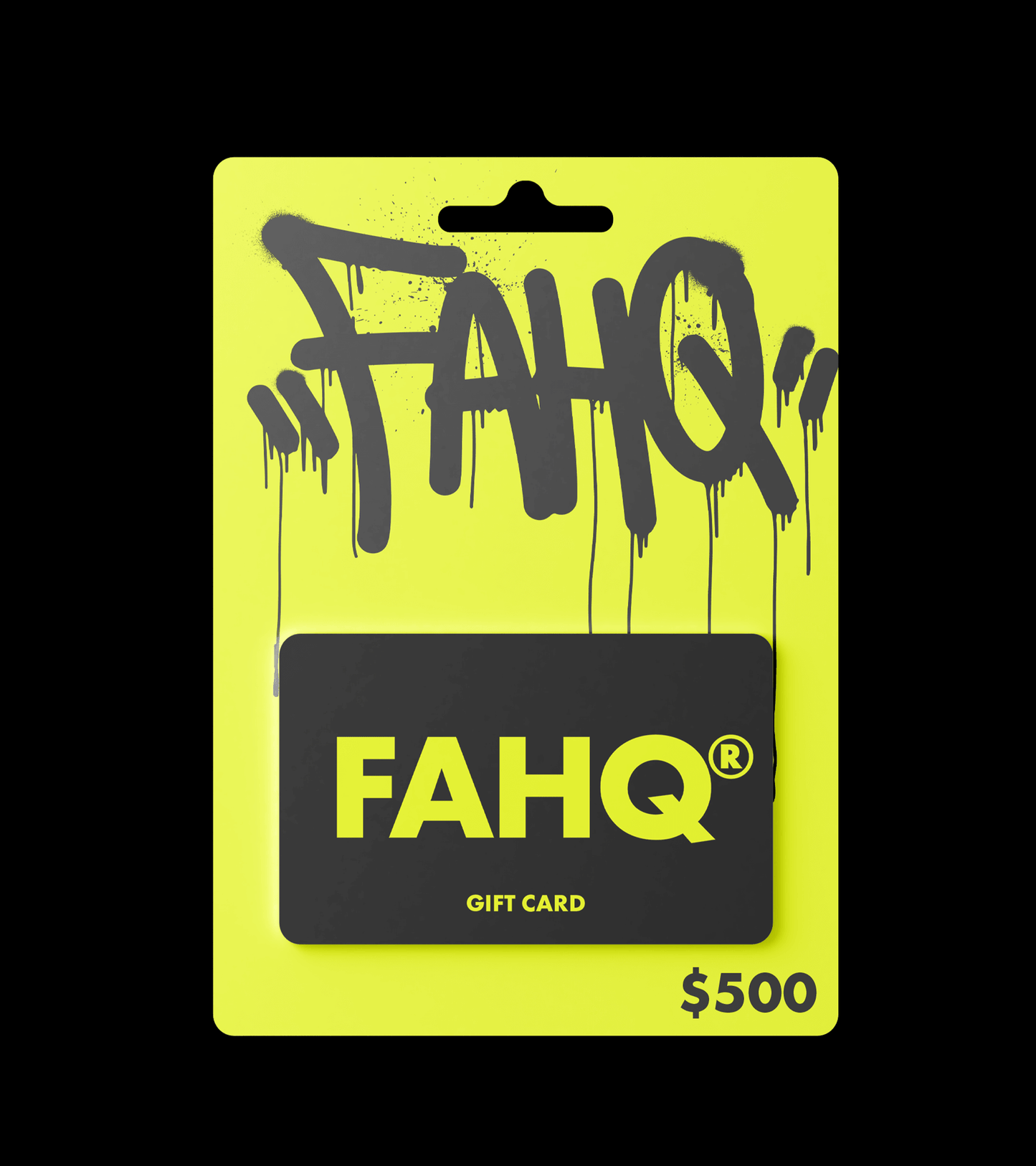 500 FAHQ Gift Card