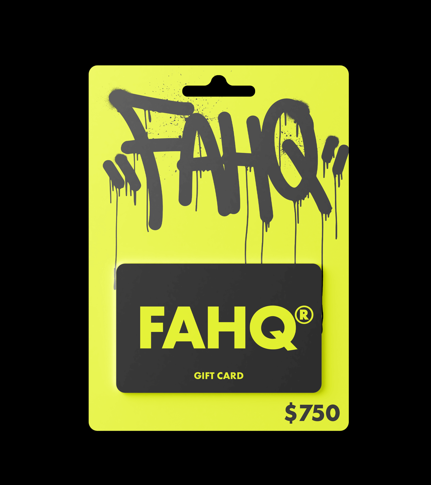 750 FAHQ Gift Card