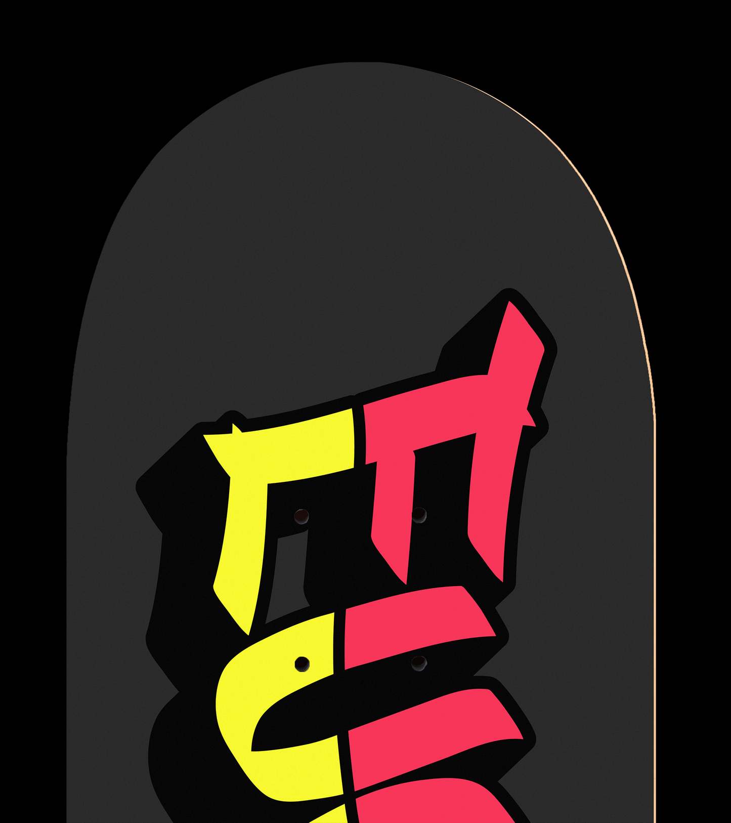 Fuck/Love You Skateboard Deck Graphic