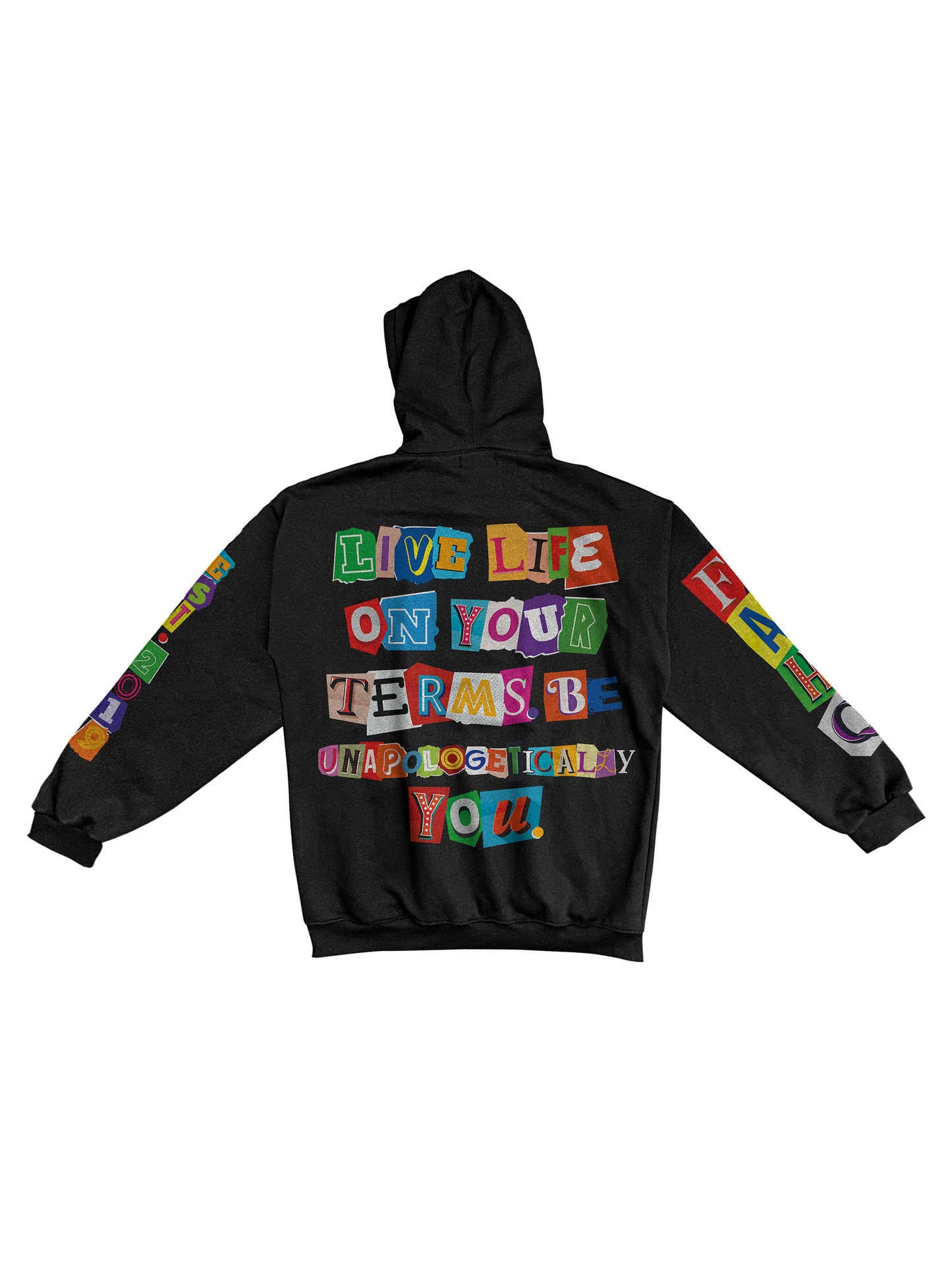 FAHQ Slogan Hoodie Back