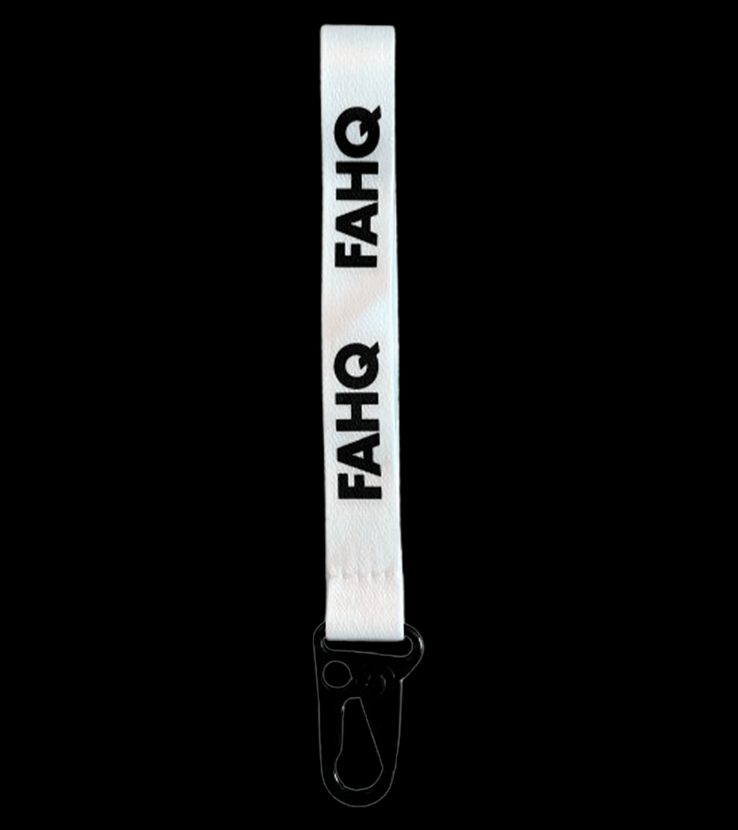 White FAHQ Lanyard